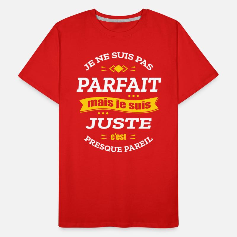 JUSTE PARFAIT - PRENOM JUSTE T-shirt bio Premium Homme