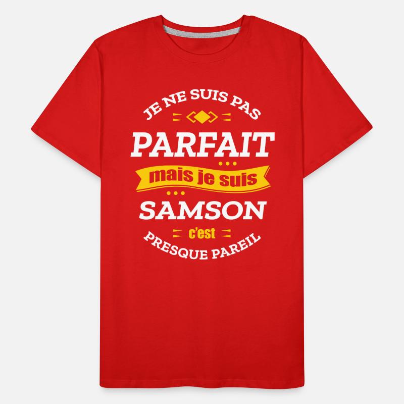 SAMSON PARFAIT - PRENOM SAMSON T-shirt bio Premium Homme