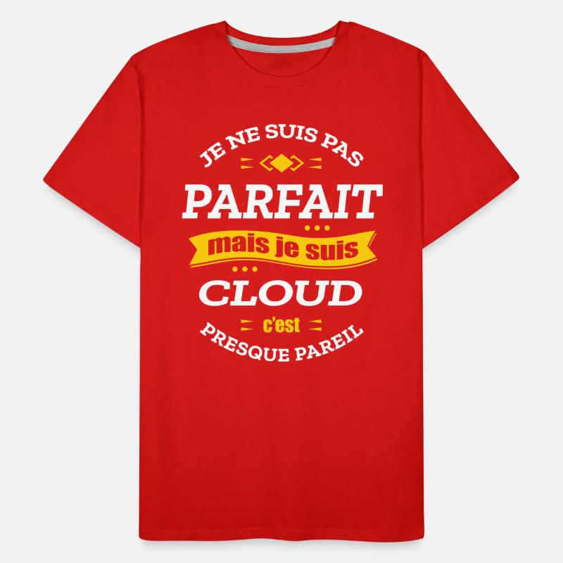 CLOUD PARFAIT - PRENOM CLOUD T-shirt bio Premium Homme