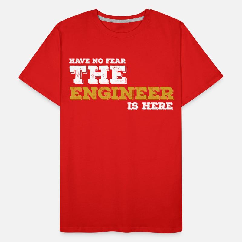 Engineer engineer technician gift idea Men's Premium Organic T-Shirt