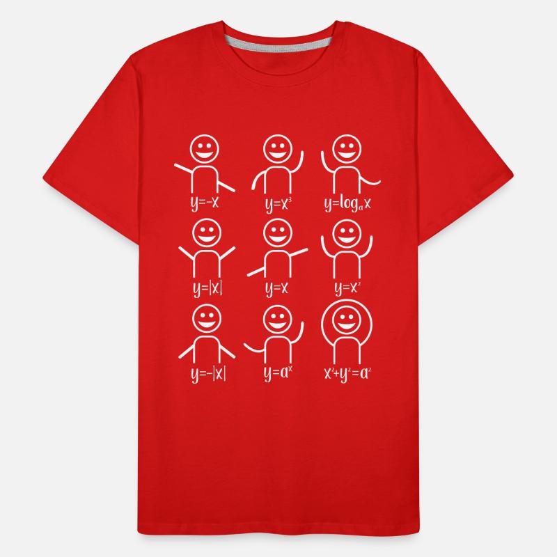 Math teacher algebra dance math Men's Premium Organic T-Shirt