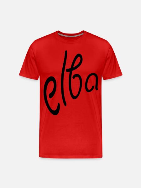 Elba - Men's Premium Organic T-Shirt - red