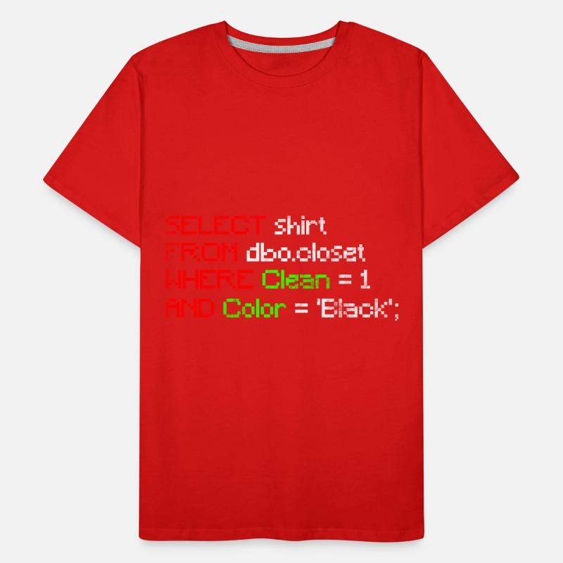 Programmer Nerd Geek Computer Men's Premium Organic T-Shirt
