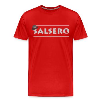 Salsa, Salsa tanzen, puerto rico - Men's Premium Organic T-Shirt - red - Front - Damien (186cm)