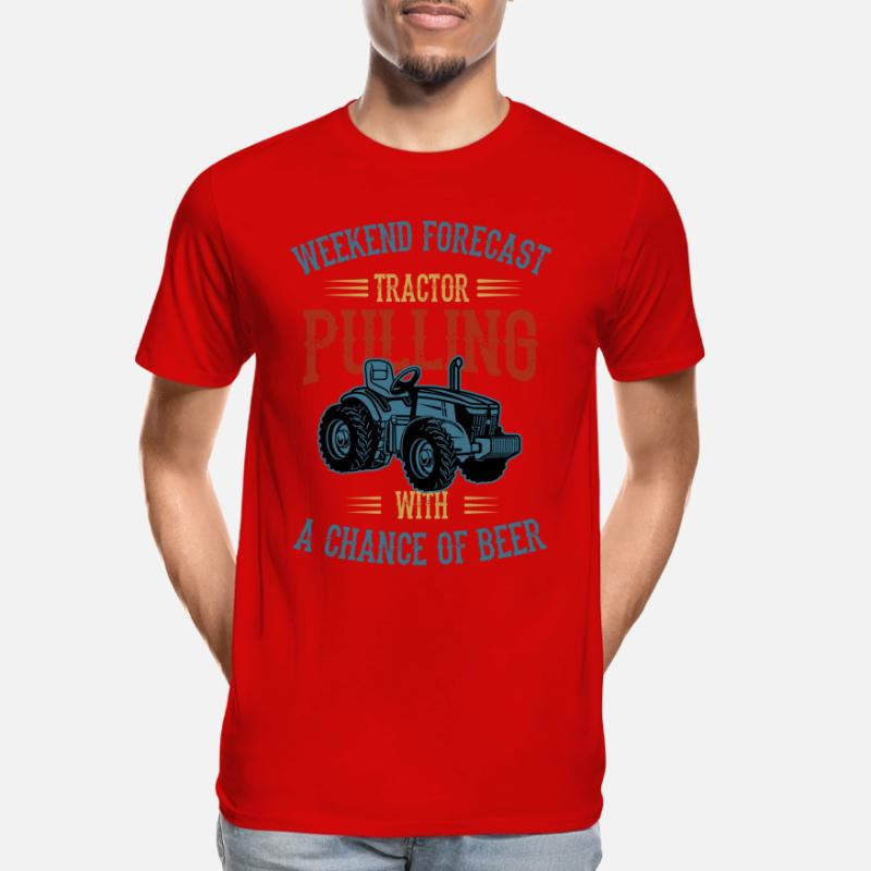 tractor pulling, tractor pulling drag, tractors, Men's Premium Organic T-Shirt