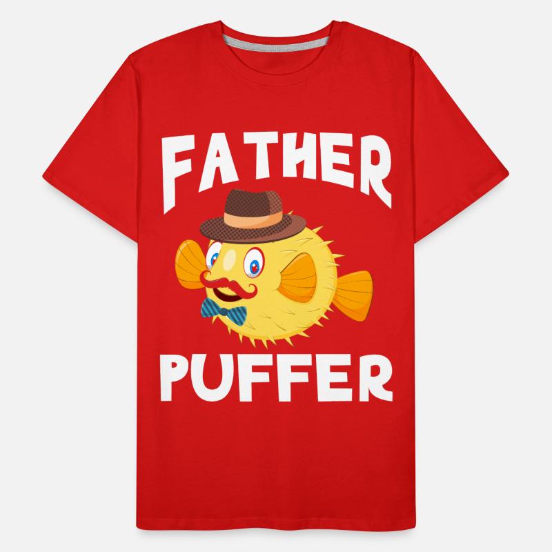 Puffer fish Buffer fish Fish Balloon fish Fish Men's Premium Organic T-Shirt