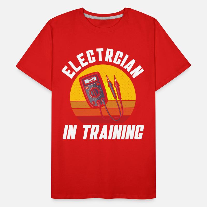 Electrician Electrical Engineer Master Electrician Men's Premium Organic T-Shirt