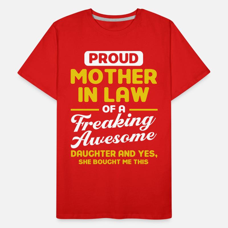 Schwiegermutter Mutter Schwiegermutter Männer Premium Bio T-Shirt