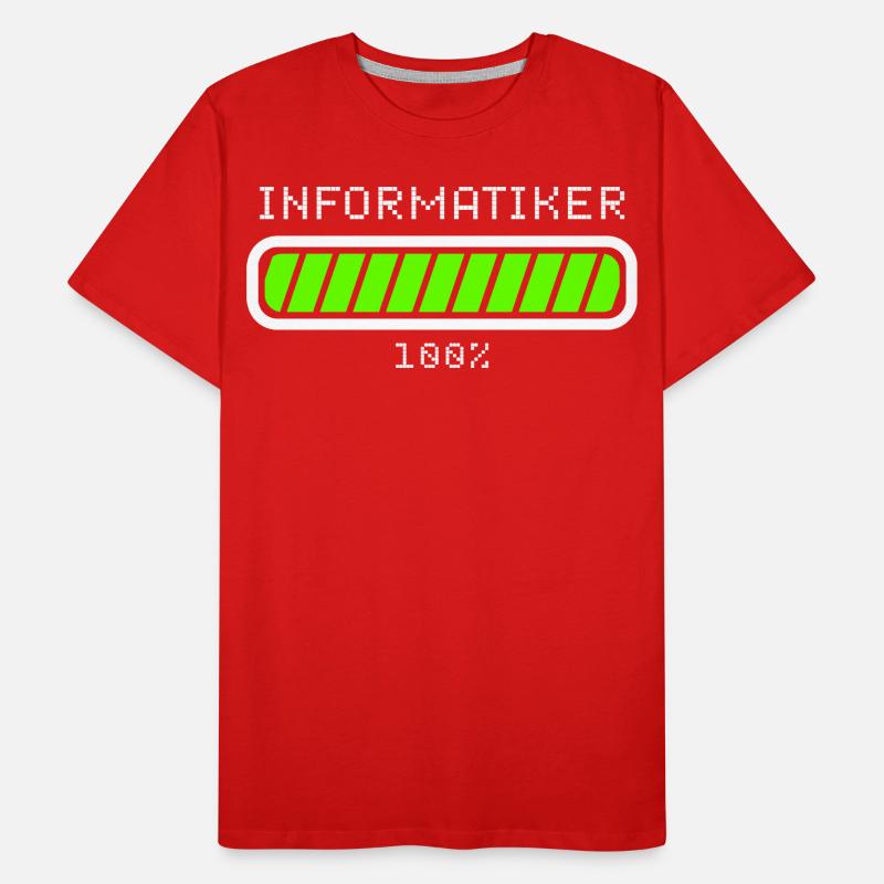 Informatiker Informatik Studium Männer Premium Bio T-Shirt
