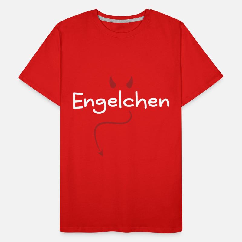 Engelchen Engel Kostüm Teufelchen oder Engelchen Männer Premium Bio T-Shirt