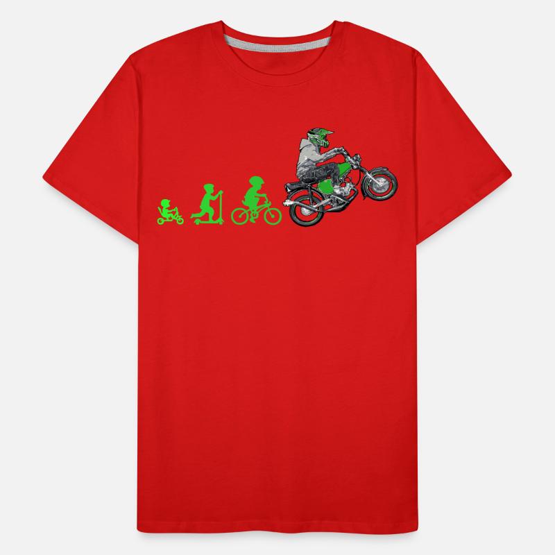 Evolution Simsonfahrer S50 S51 Simme Moped Men's Premium Organic T-Shirt