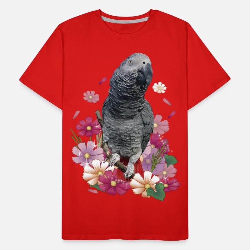 Le perroquet gris T-shirt bio Premium Homme