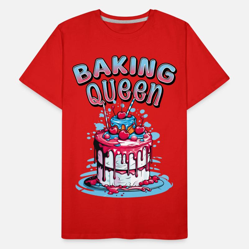 Baking Queen Baking Fairy Baker Cake Cake Men's Premium Organic T-Shirt