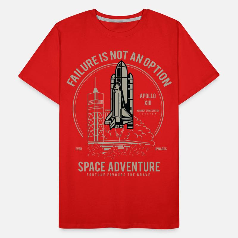 AVENTURE SPATIALE - Space Shuttle T-shirt cadeau T-shirt bio Premium Homme