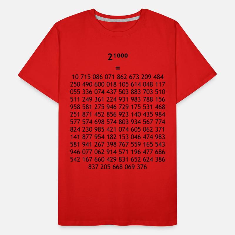 math Men's Premium Organic T-Shirt