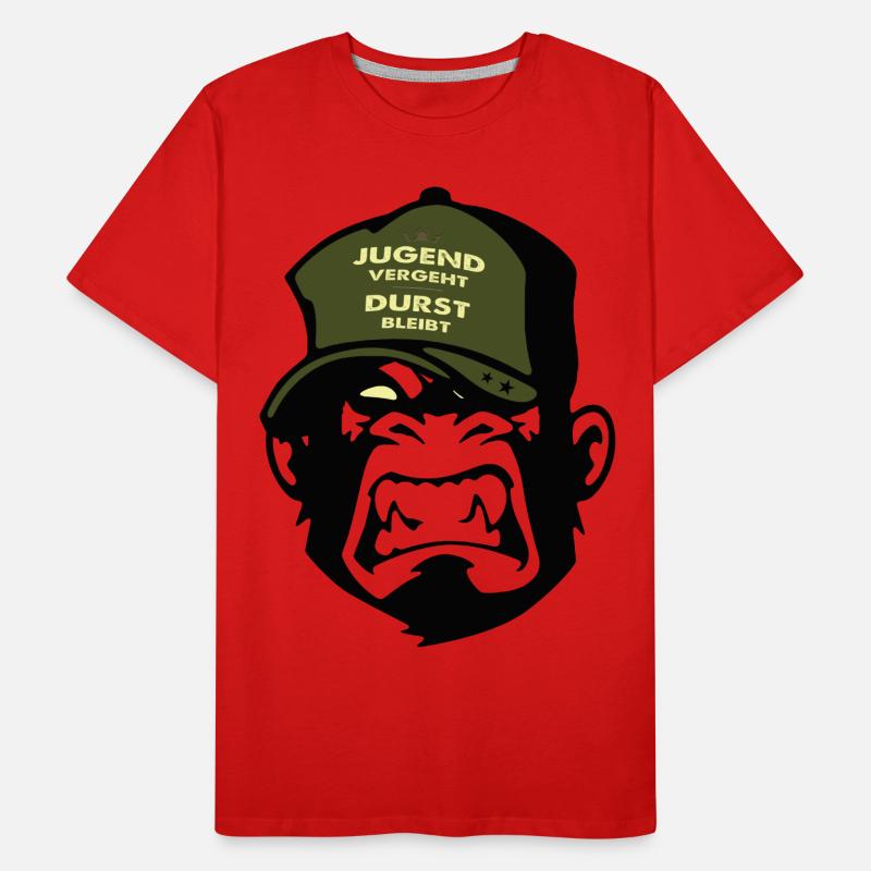 Spruch Jugend Männer Premium Bio T-Shirt