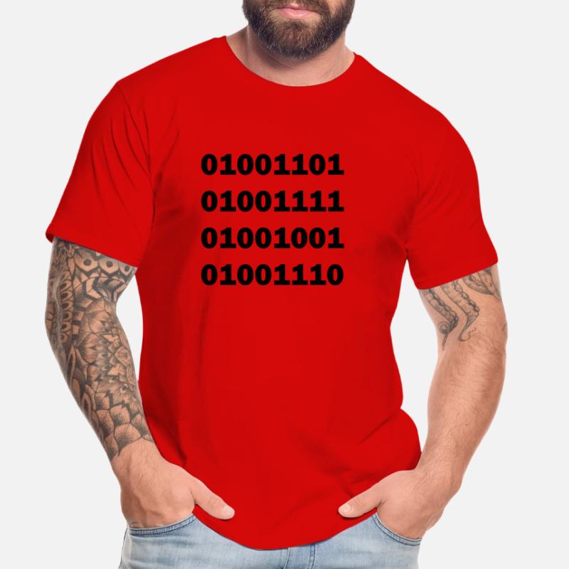 Binary code MOIN Men's Premium Organic T-Shirt
