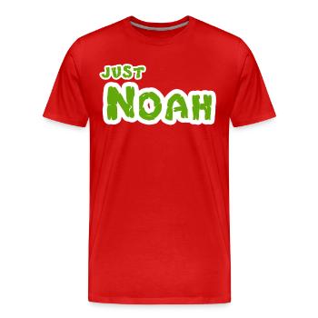 Nom de Noé - T-shirt bio Premium Homme - rouge - Devant - Damien (186cm)