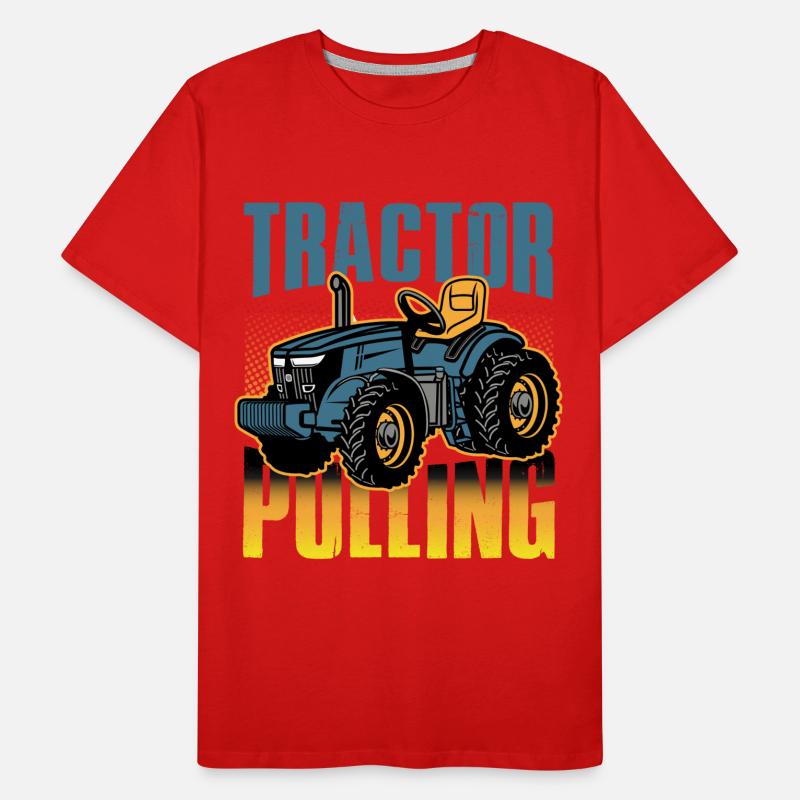 tractor pulling, tractor pulling, racing, Men's Premium Organic T-Shirt