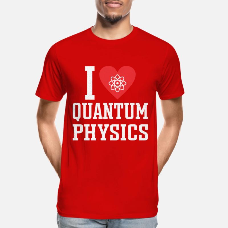 Quantum Physics Physics Physicist science quantum Men's Premium Organic T-Shirt