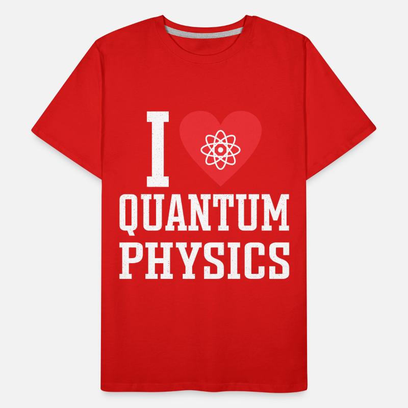Quantum Physics Physics Physicist science quantum Men's Premium Organic T-Shirt
