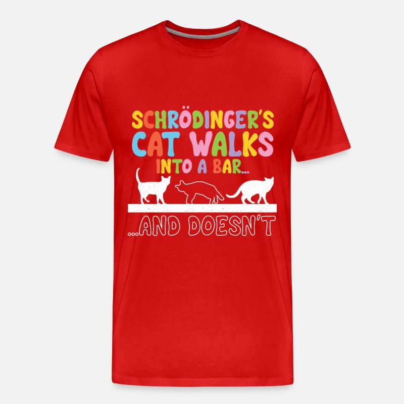 Quantenphysik Physik Physiker wissenschaft quanten - Männer Premium Bio T-Shirt - Rot