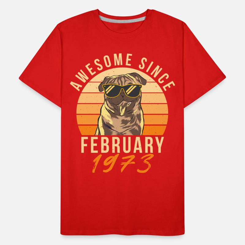 February 1973 Retro Men's Premium Organic T-Shirt