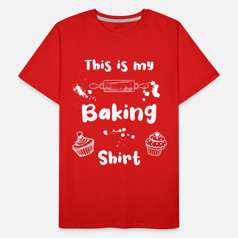 Baking Kitchen Roller Cupcake Baking Men's Premium Organic T-Shirt