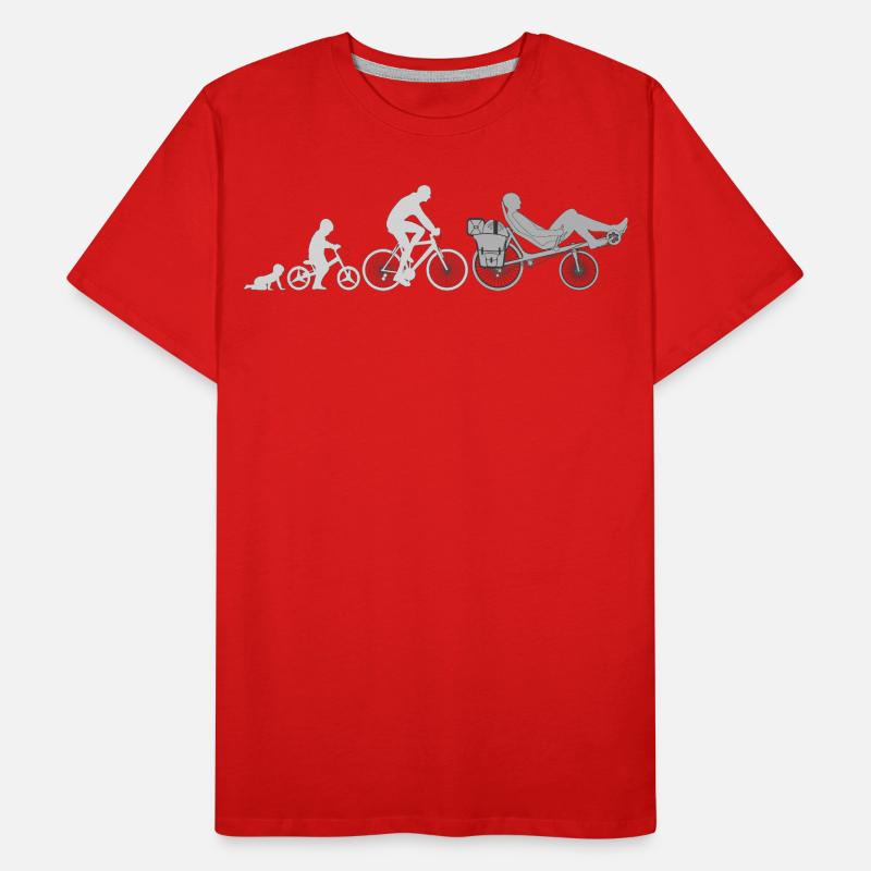 Vélo couché Evolution T-shirt bio Premium Homme