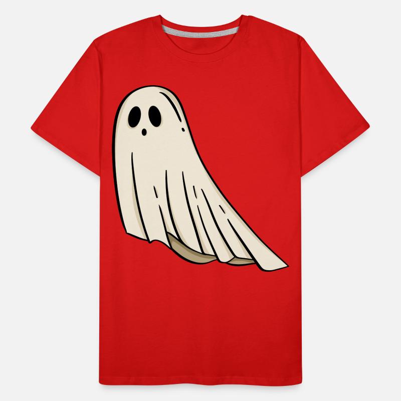 Geist Halloween Männer Premium Bio T-Shirt