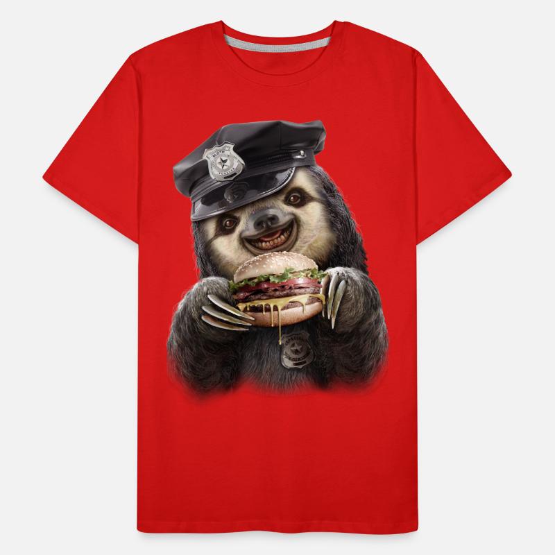 BURGER COP Men's Premium Organic T-Shirt
