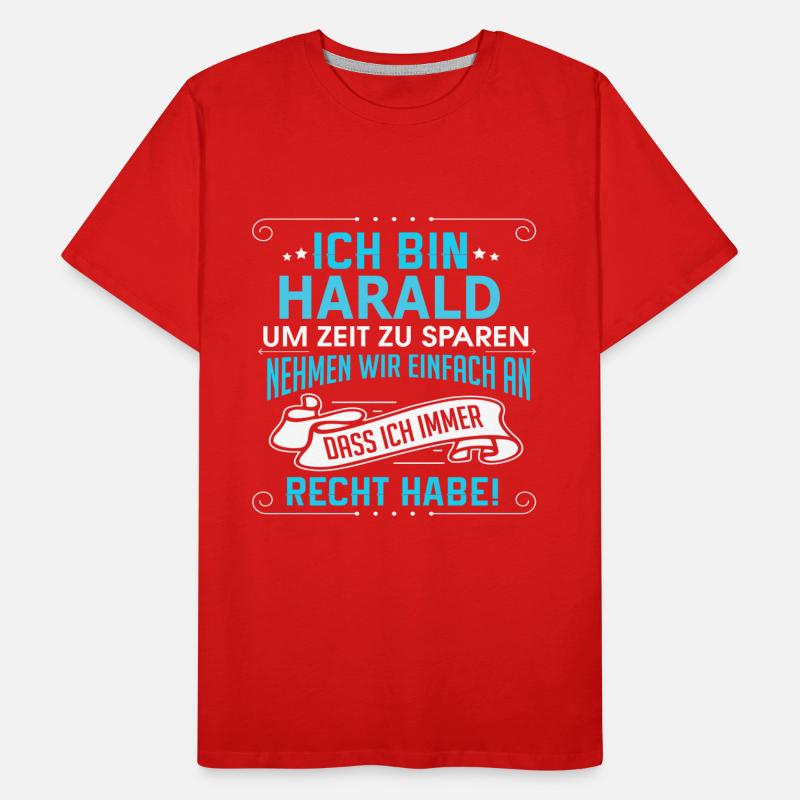 HARALD Männer Premium Bio T-Shirt