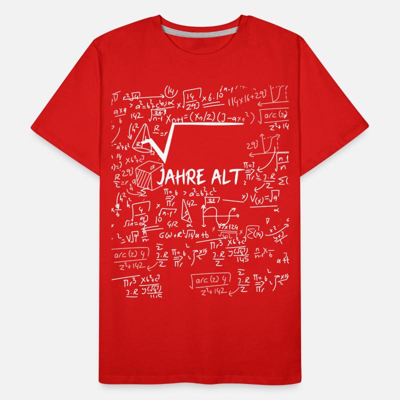 Anniversaire de maths T-shirt bio Premium Homme