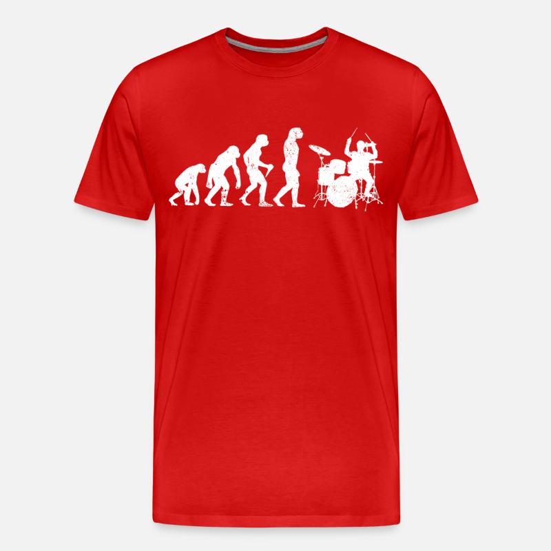 Drums Development Drummer Drummer Tromml - Men's Premium Organic T-Shirt - red