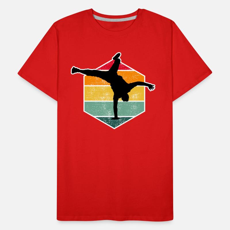 Breakdance Bboy Breakdancer Break Dance Cadeau T-shirt bio Premium Homme