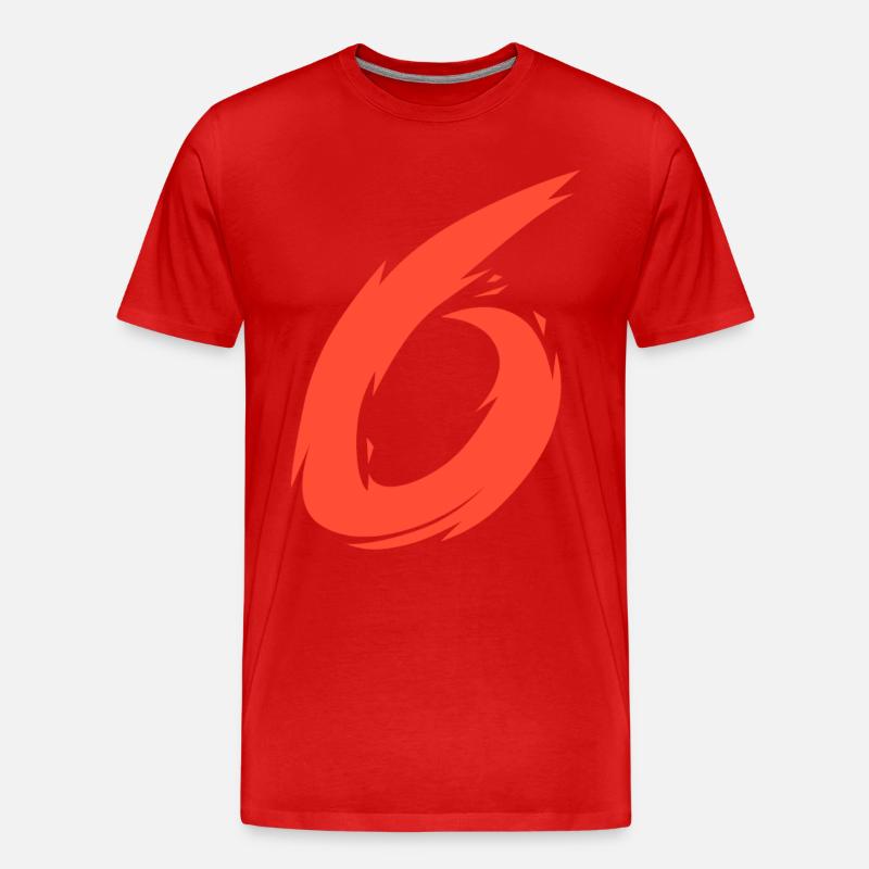 6 - Männer Premium Bio T-Shirt - Rot