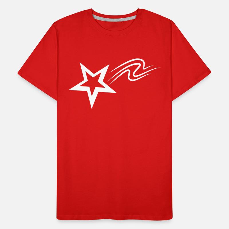 Sternschnuppe Geschenkidee Männer Premium Bio T-Shirt