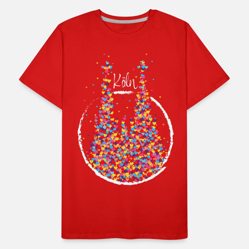 Carnaval de Cologne Carnaval de Cologne Confettis T-shirt bio Premium Homme