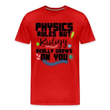 Microbiologist Microbiology Lab Staph Biology - Männer Premium Bio T-Shirt - Rot - Vorne - Damien (186cm)