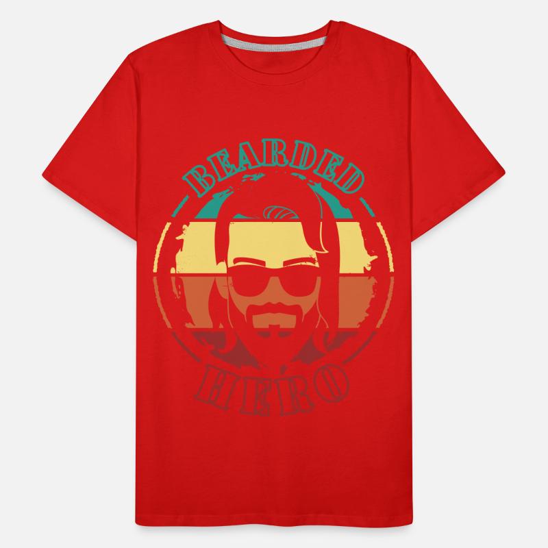 Dad | Schnauzer | Hip | Moustache | 3 days beard Men's Premium Organic T-Shirt