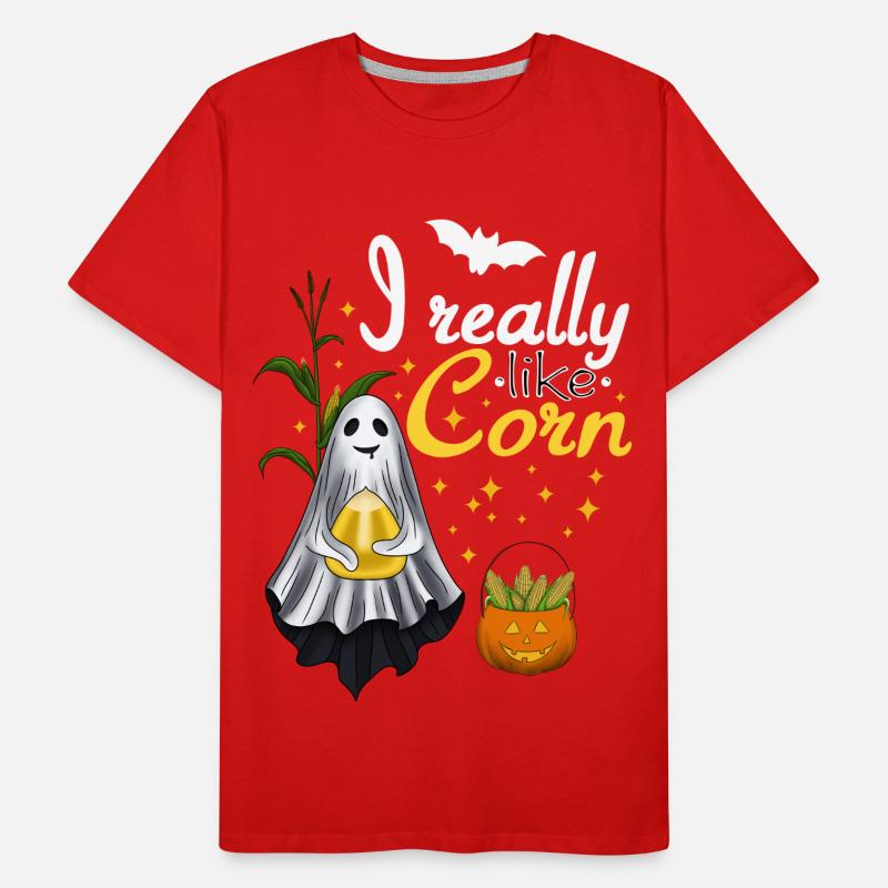 I really like corn white Men's Premium Organic T-Shirt