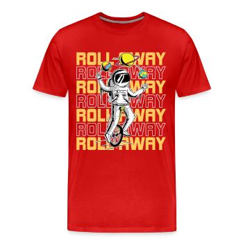 Carnaval roll away -Cirque- Cirque - T-shirt bio Premium Homme - rouge - Devant - Damien (186cm)