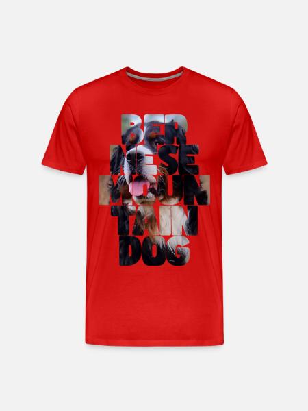 Bouvier bernois - T-shirt bio Premium Homme - rouge