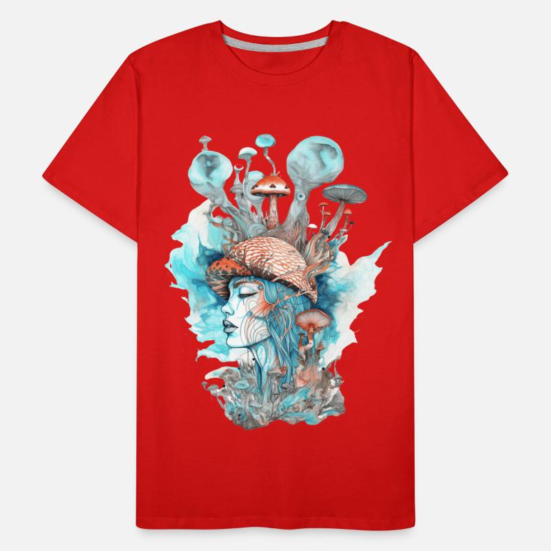 Trippy Schamane Männer Premium Bio T-Shirt