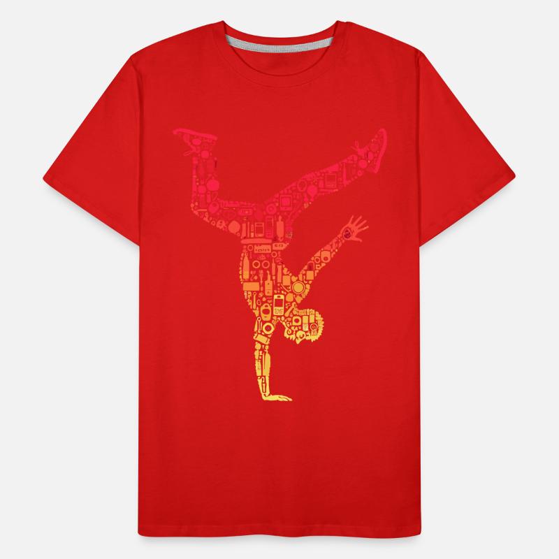 Breakdance, Breakdancer, Breakdancing, Hip Hop T-shirt bio Premium Homme