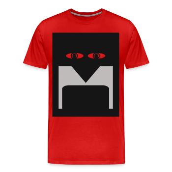 Tabby - Men's Premium Organic T-Shirt - red - Front - Damien (186cm)