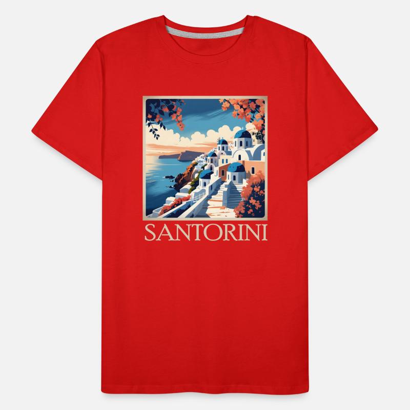 Santorin T-shirt bio Premium Homme