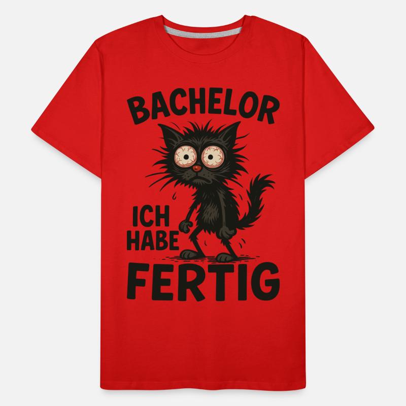 Bachelor Abschluss Absolvent BWL Student Studium Männer Premium Bio T-Shirt