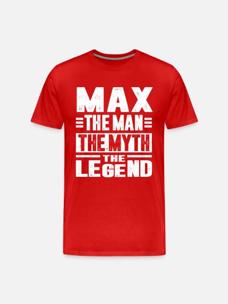max - T-shirt bio Premium Homme - rouge