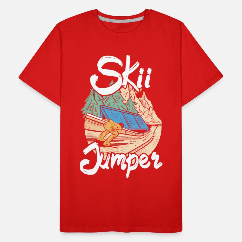 Ski jumping Ski jumping Ski jumping Men's Premium Organic T-Shirt